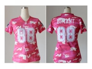 Nike women jerseys dallas cowboys #88 bryant pink[fashion camo]