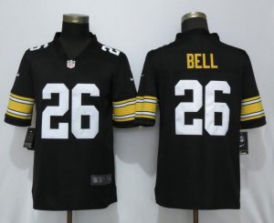 Nike Steelers #26 Le\'Veon Bell Black Alternate Game Jersey