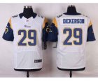 Nike NFL st. louis rams #29 eric dickerson white jerseys[Elite]