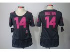 Nike Womens Cincinnati Bengals #14 Andy Dalton Elite pink Jerseys[breast Cancer Awareness]