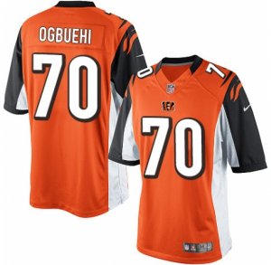 Men\'s Nike Cincinnati Bengals #70 Cedric Ogbuehi Limited Orange Alternate NFL Jersey