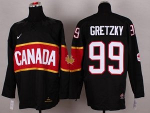 nhl jerseys team canada olympic #99 GRETZKY BLACK[2014 new]