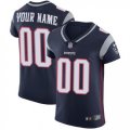 Mens Nike New England Patriots Customized Navy Blue Team Color Vapor Untouchable Elite Player NFL Jersey