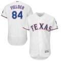 2016 Men Texas Rangers Prince Fielder Majestic White Flexbase Authentic Collection Player Jersey