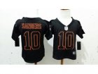 Nike Kids Denver Broncos #10 Emmanuel Sanders black jerseys(Lights Out)