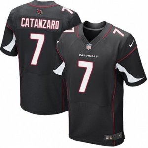 Mens Nike Arizona Cardinals #7 Chandler Catanzaro Elite Black Alternate NFL Jersey