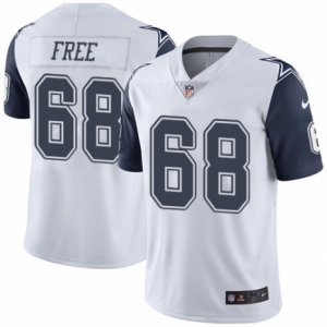 Youth Nike Dallas Cowboys #68 Doug Free Limited White Rush NFL Jersey