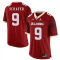 Oklahoma Sooners #9 Tanner Schafer Red 47 Game Winning Streak College Football Jersey