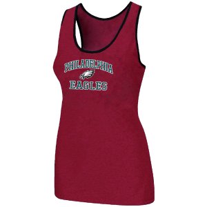 Nike Philadelphia Eagles Heart & Soul Tri-Blend Racerback stretch Tank Top Red