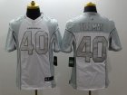 Nike Arizona Cardinals #40 pat tillman Platinum White Jerseys(Game)