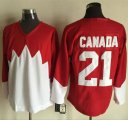 Olympic CA. #21 Canada RedWhite 1972 Commemorative CCM Stitched NHL Jersey
