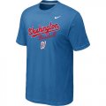 Nike MLB Washington Nationals 2014 Home Practice T-Shirt - light Blue