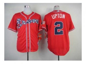 mlb jerseys atlanta braves #2 upton red[2014 new]