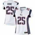 Women's Nike New England Patriots #25 Eric Rowe Limited White NFL Jersey