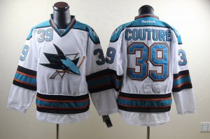 nhl san jose sharks #39 couture white