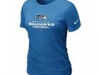 Women Seattle Seahawks L.blue T-Shirt