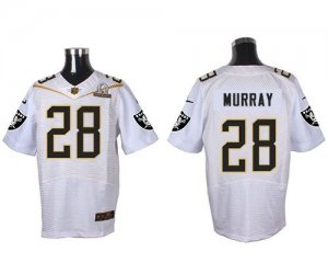 2016 Pro Bowl Nike Oakland Raiders #28 Latavius Murray white Jerseys(Elite)