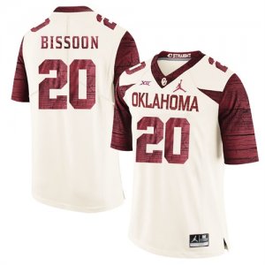 Oklahoma Sooners #20 Najee Bissoon White 47 Game Winning Streak College Football Jersey