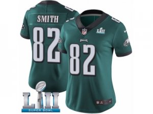 Women Nike Philadelphia Eagles #82 Torrey Smith Midnight Green Team Color Vapor Untouchable Limited Player Super Bowl LII NFL Jersey