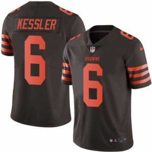 Mens Nike Cleveland Browns #6 Cody Kessler Elite Brown Rush NFL Jersey