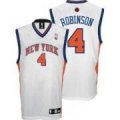 nba New York Knicks #4 Nate Robinson white