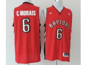 nba toronto raptors #6 cmorais red[revolution 30 swingman]