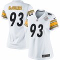 Women's Nike Pittsburgh Steelers #93 Dan McCullers Limited White NFL Jersey