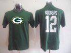 Green Bay Packers 12 Aaron Rodgers Name & Number T-Shirt