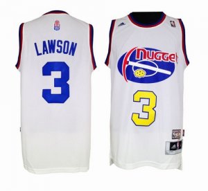 nba denver nuggets #3 lawson white