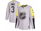 Men Adidas Columbus Blue Jackets #3 Seth Jones Gray 2018 All-Star Metro Division Authentic Stitched NHL Jersey