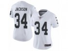 Women Nike Oakland Raiders #34 Bo Jackson Vapor Untouchable Limited White NFL Jersey