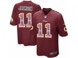 Mens Nike Washington Redskins #11 DeSean Jackson Limited Burgundy Red Strobe NFL Jersey