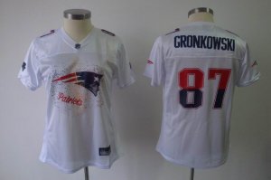 women nfl new england patriots #87 gronkowsk