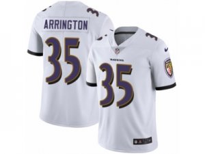 Mens Nike Baltimore Ravens #35 Kyle Arrington Limited White NFL Jersey