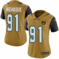 Women's Nike Jacksonville Jaguars #91 Yannick Ngakoue Limited Gold Rush NFL Jersey