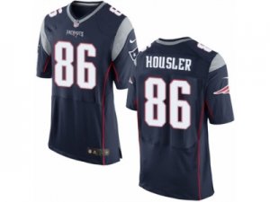 Mens Nike New England Patriots #86 Rob Housler Elite Navy Blue Team Color NFL Jersey