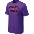 Atlanta Falcons Heart & Soull T-Shirt Purple