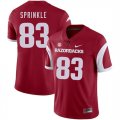 Arkansas Razorbacks 83 Jeremy Sprinkle Red College Football Jersey