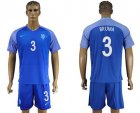 Holland #3 Bruma Away Soccer Country Jersey