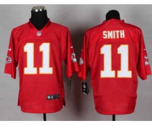 Nike kansas city chiefs #11 smith red jerseys[Elite]