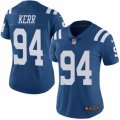 Womens Nike Indianapolis Colts #94 Zach Kerr Limited Royal Blue Rush NFL Jersey