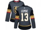 Women Adidas Vegas Golden Knights #13 Brendan Leipsic Authentic Gray Home NHL Jersey