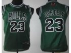 youth Chicago Bulls #23 Michael Jordan Green Jerseys