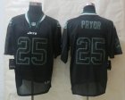 Nike New York Jets #25 Pryor Black Jerseys(Lights Out Elite)