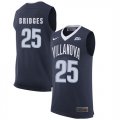 Villanova Wildcats #25 Mikal Bridges Navy College Basketball Elite Jersey