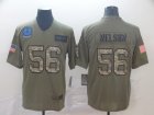 Nike Colts #56 Quenton Nelson 2019 Olive Camo Salute To Service Limited Jersey
