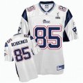 New England Patriots #85 Chad Ochocinco 2012 Super Bowl XLVI white