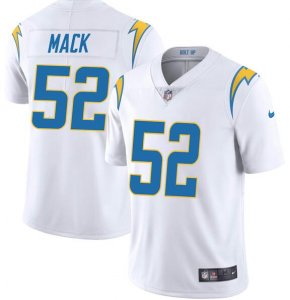 Nike Chargers #52 Khalil Mack White Vapor Limited Jersey