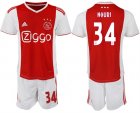 2018-19 AFC Ajax 34 NOURI Home Soccer Jersey