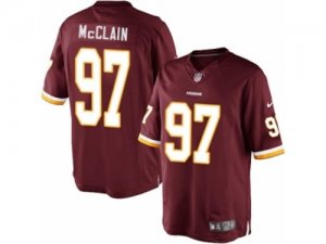 Mens Nike Washington Redskins #97 Terrell McClain Limited Burgundy Red Team Color NFL Jersey